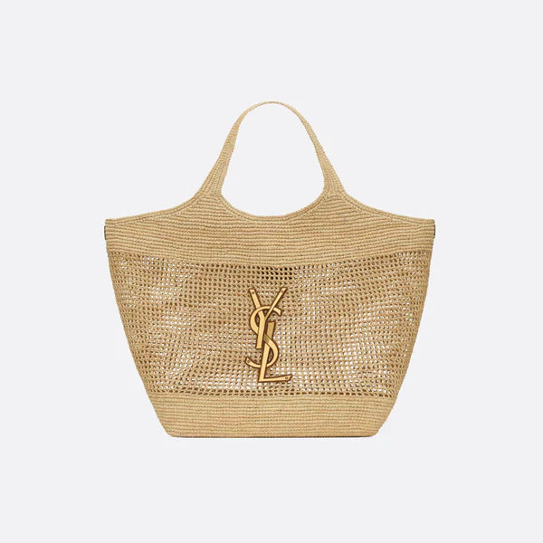 Yves Saint Laurent – Icare-tas in raffia