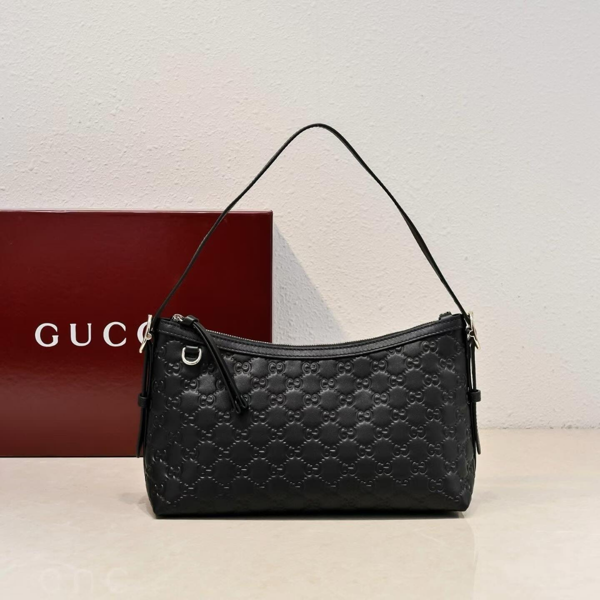 Gucci – Medium GG Emblem Shoulder Bag