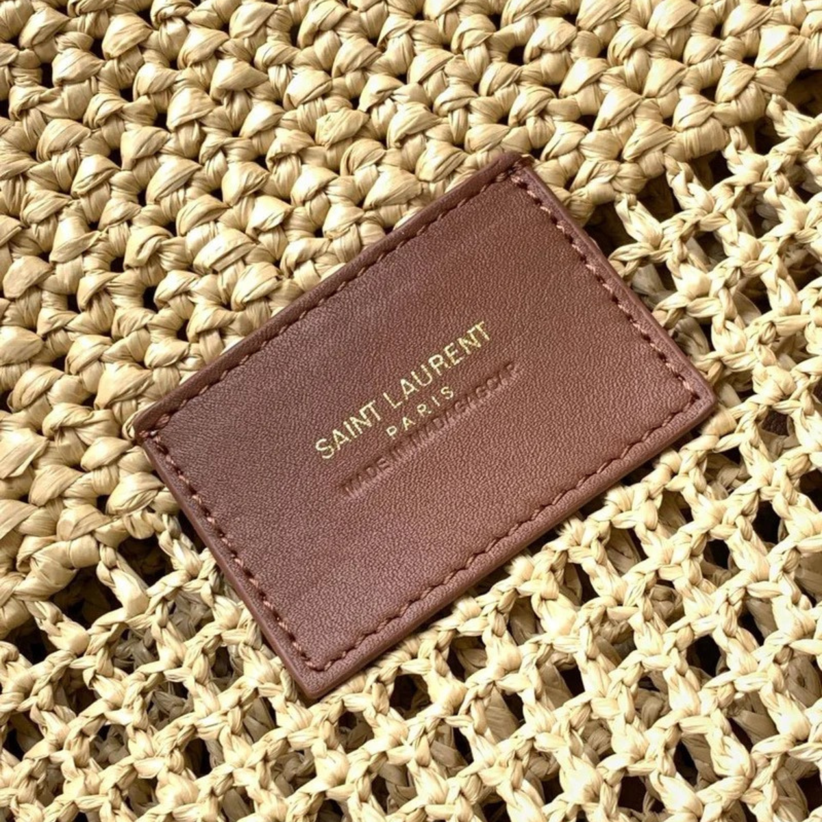 Yves Saint Laurent – Icare bag in raffia