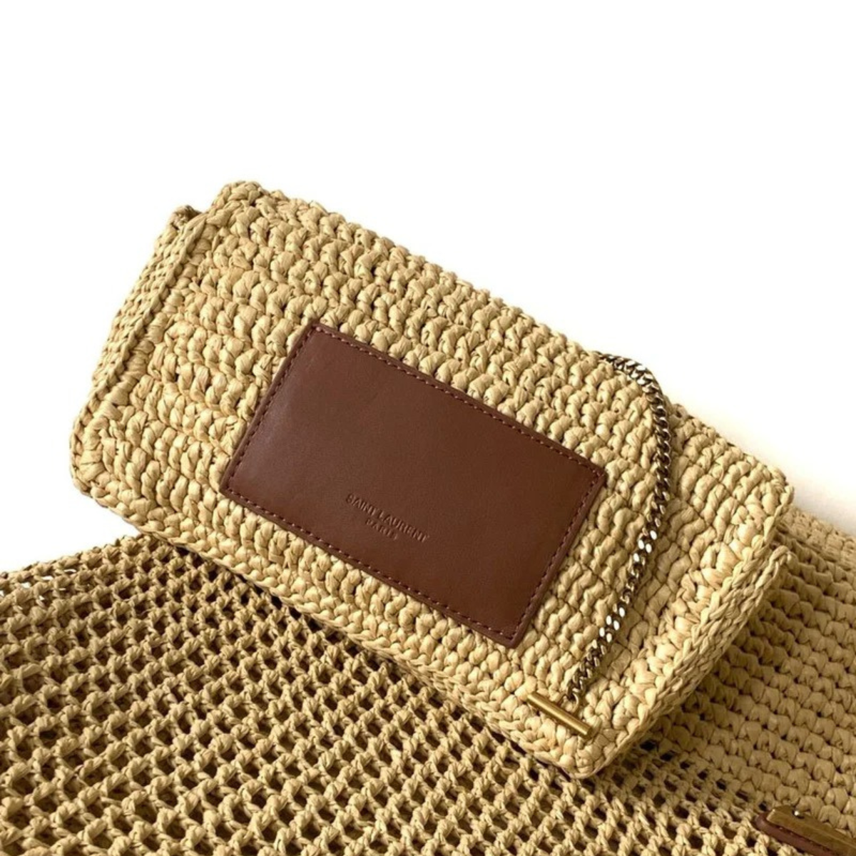 Yves Saint Laurent – Icare bag in raffia