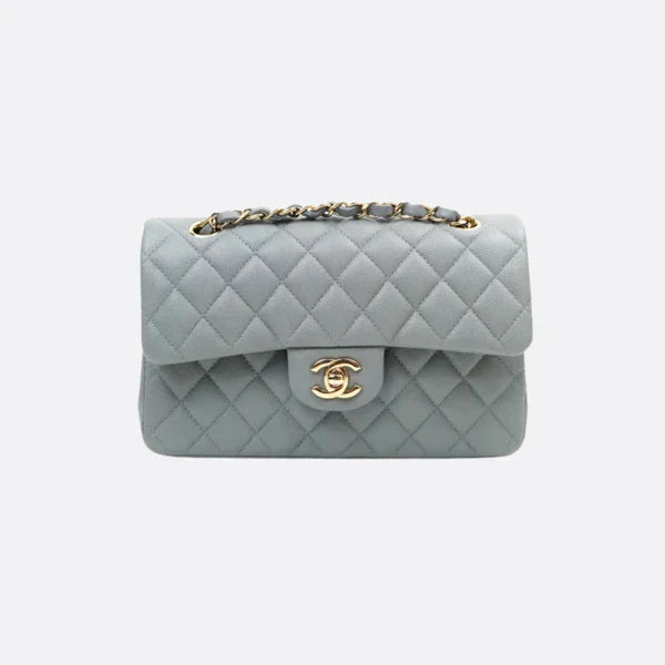 Chanel Classic Flap Bag – Ice Grey