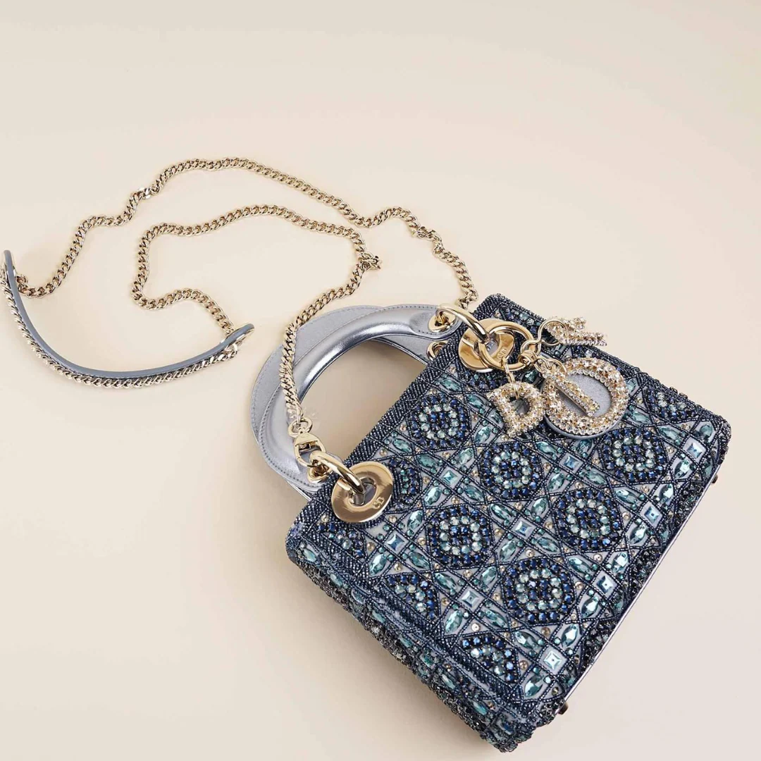 Dior – Lady Dior Mini Pearls bag